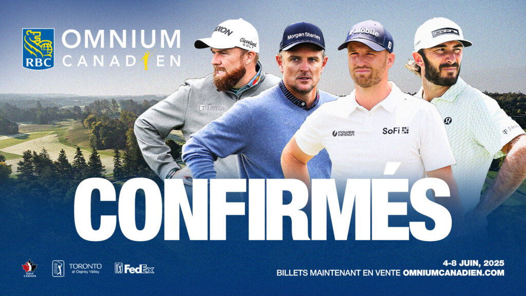 Shane Lowry, Justin Rose, Wyndham Clark et Max Homa se joignent au tableau de l’Omnium canadien RBC 2025